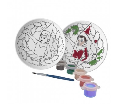 Plato para Pintar The Elf On The Shelf