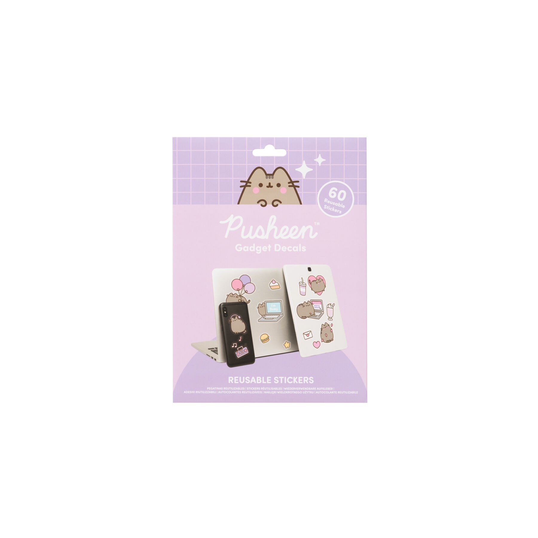 Pegatinas reutilizables Moments Pusheen