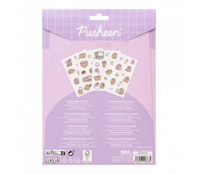 Pegatinas reutilizables Moments Pusheen