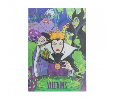 Cuaderno A5 Lenticular Villanas Disney