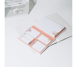 Cuaderno A6 notas adhesivas Bonjour Marie Los Aristogatos Disney