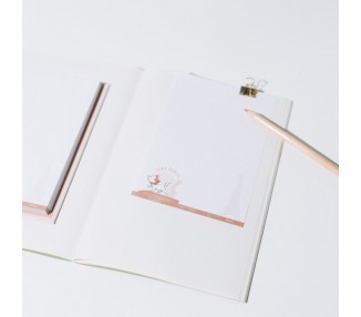 Cuaderno A6 notas adhesivas Bonjour Marie Los Aristogatos Disney