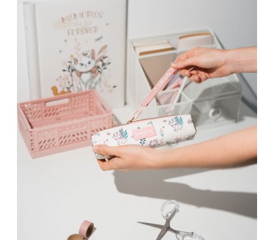 Set portatodo + boligrafo y lapiz Bonjour Marie Los Aristogatos Disney