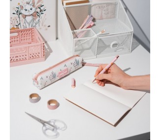 Set portatodo + boligrafo y lapiz Bonjour Marie Los Aristogatos Disney