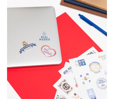 Pegatinas reutilizables Real Madrid