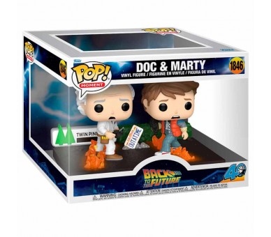 Figura POP Moments Regreso al Futuro Doc & Marty