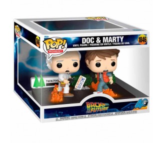 Figura POP Moments Regreso al Futuro Doc & Marty