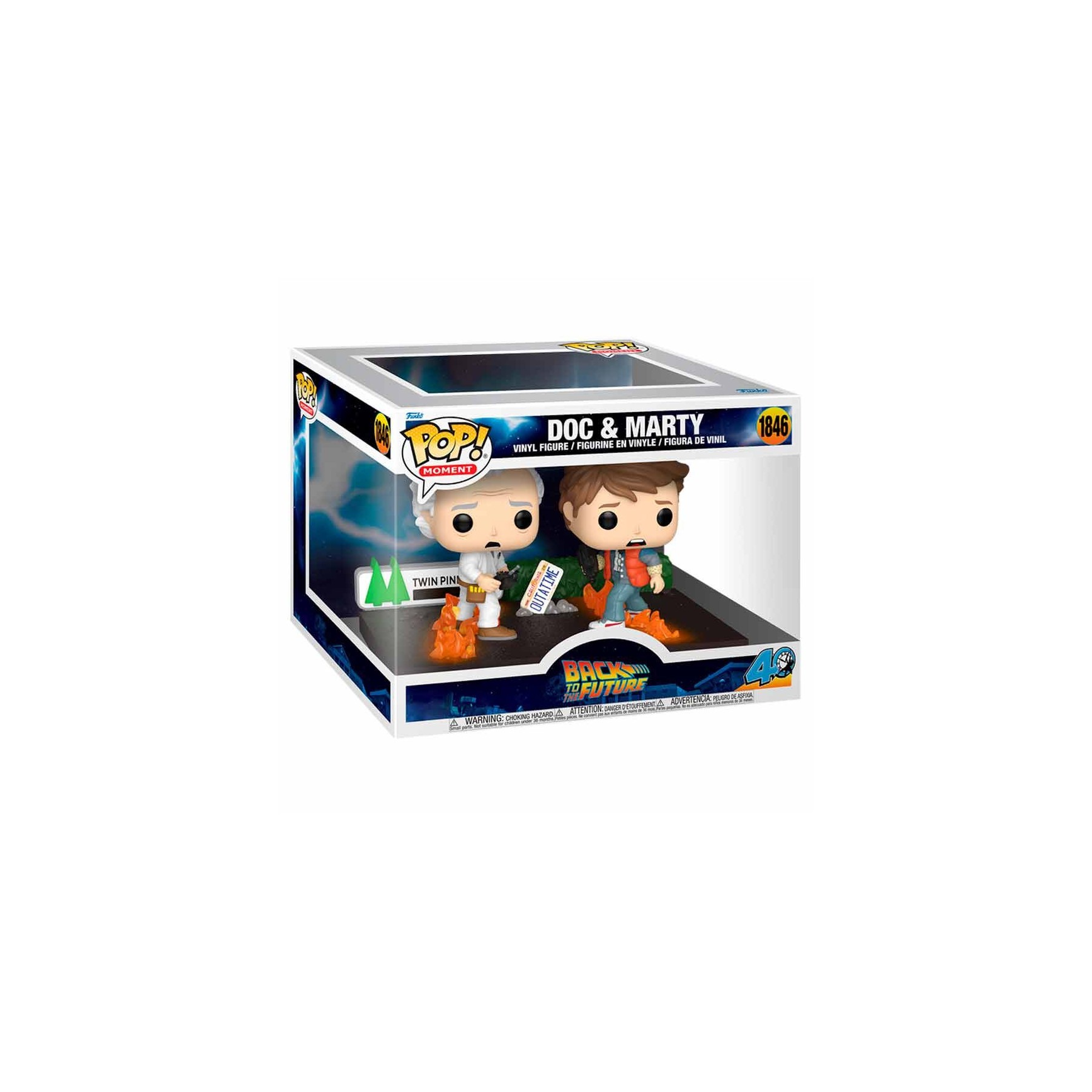 Figura POP Moments Regreso al Futuro Doc & Marty