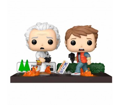 Figura POP Moments Regreso al Futuro Doc & Marty