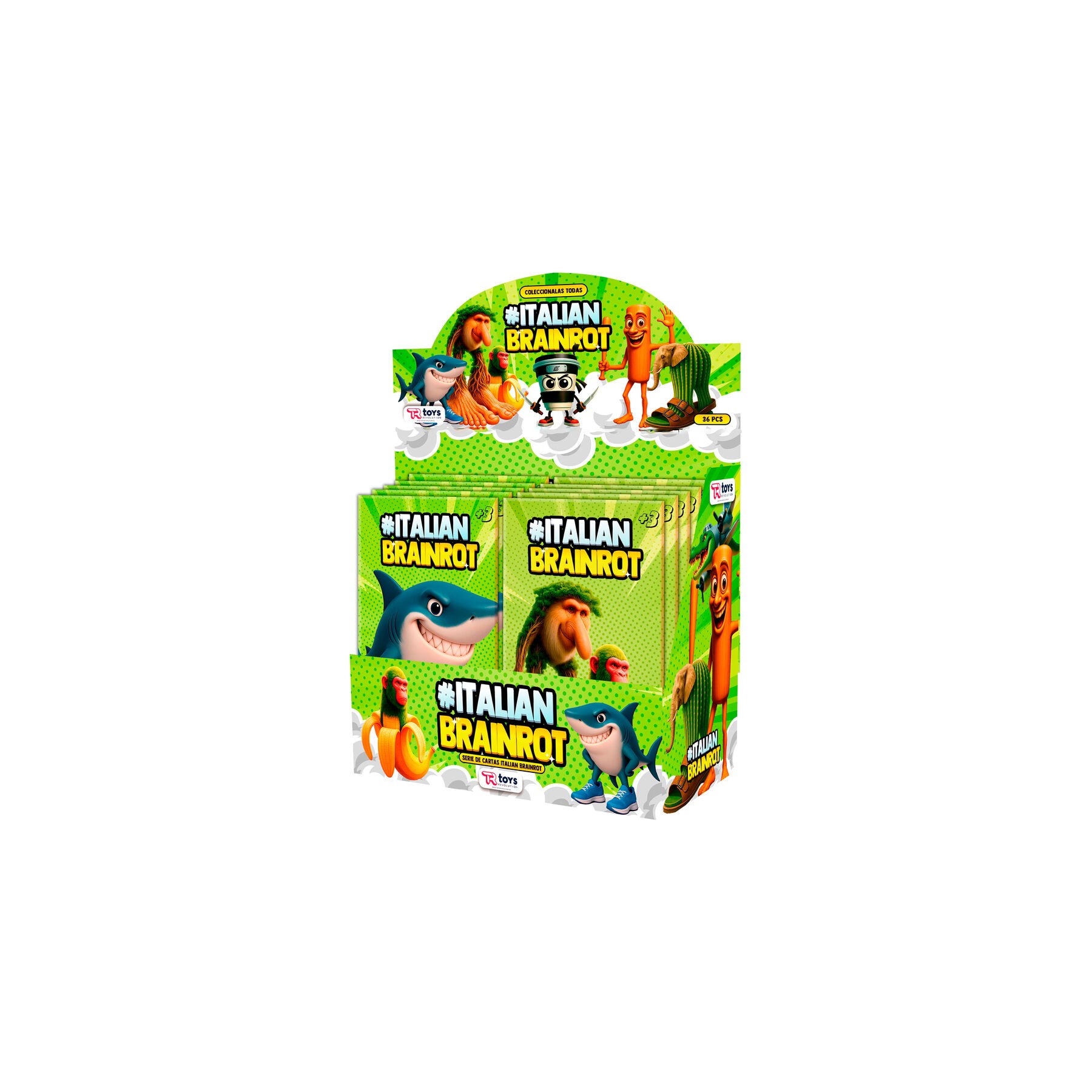 Sobre cartas coleccionables Italian Brainrot surtido