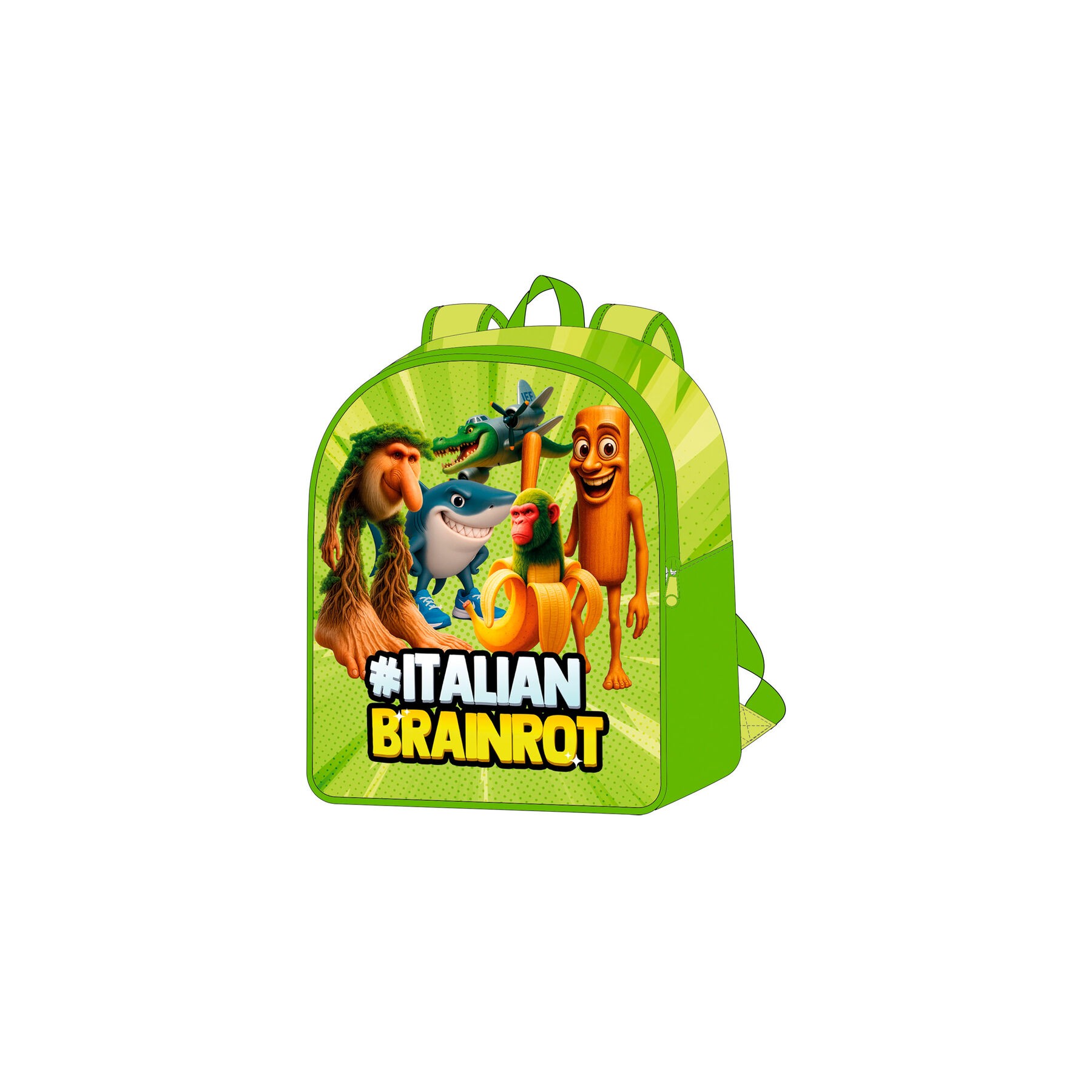 Mochila Italian Brainrot 28cm