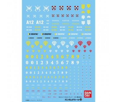 Pegatinas Agua Gundam Decal 28 HGUC Zeon MS 1