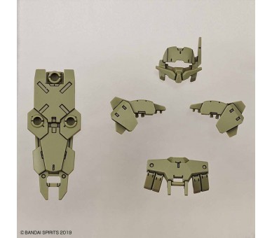 Set Armadura Opcional 30MM Combate Cuerpo a Cuerpo Verde Oscuro