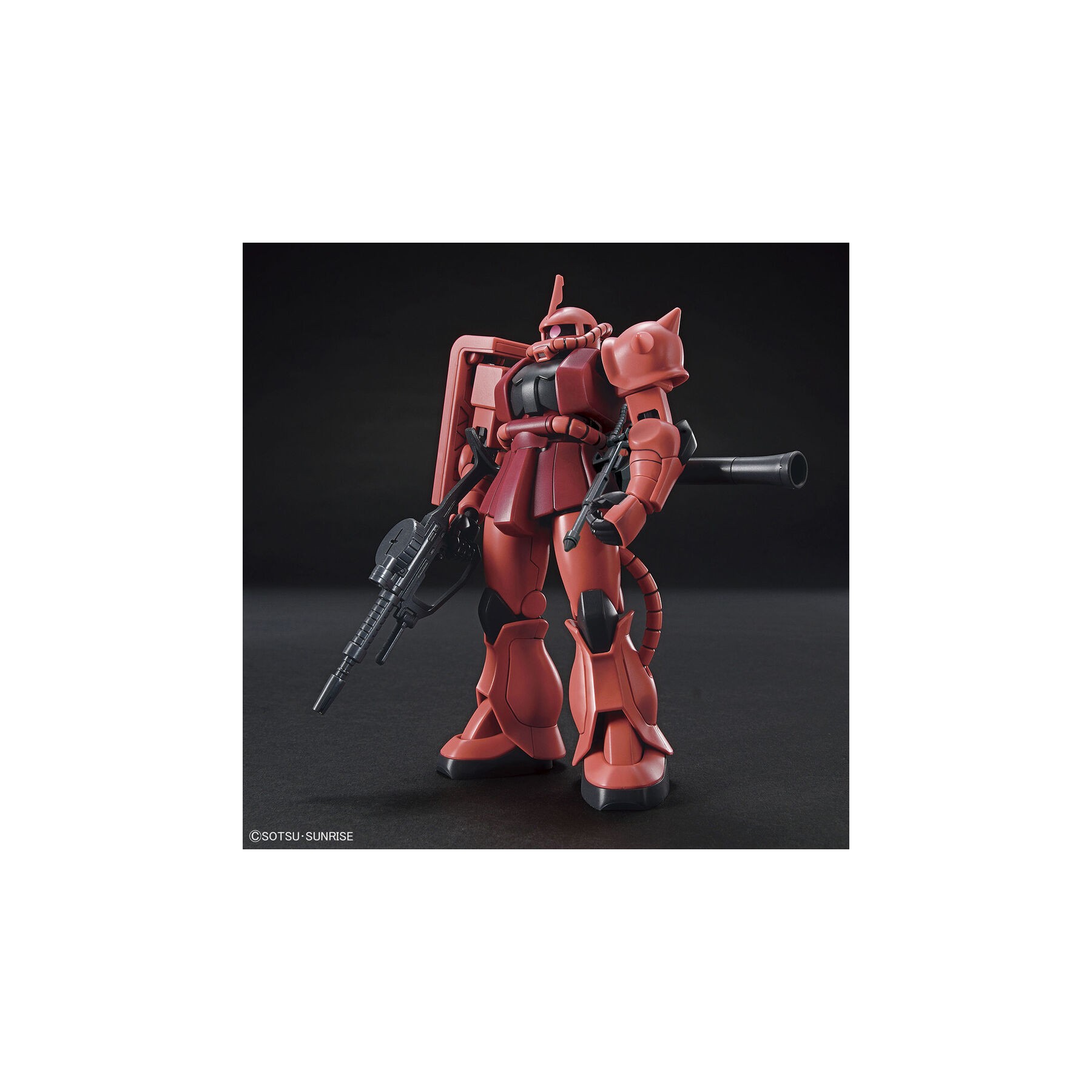Maqueta HG 1/144 MS-06S Zaku II Char Aznable Custom