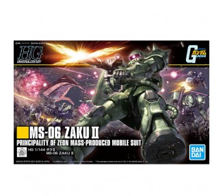 Maqueta HGUC 1/144 MS-06 Zaku II