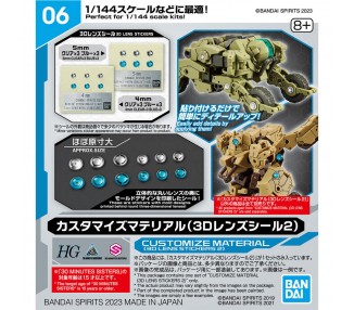 Material Personalizacion Pegatinas Lente 3D 2