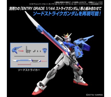 Set Partes Opcionales Gunpla 02 Launcher & Sword Striker