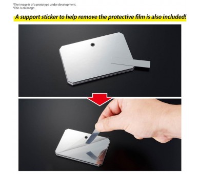 Base Exhibicion Action Base 6 Transparente con Pegatinas Espejo