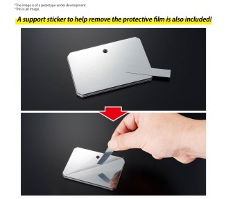 Base Exhibicion Action Base 6 Transparente con Pegatinas Espejo