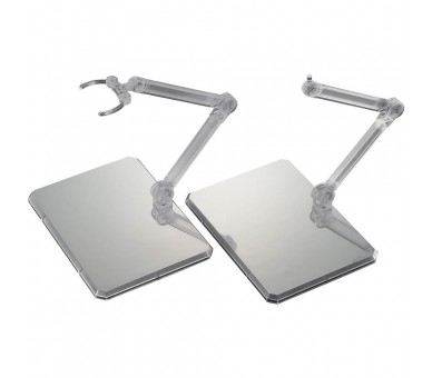 Base Exhibicion Action Base 7 Transparente con Pegatinas Espejo