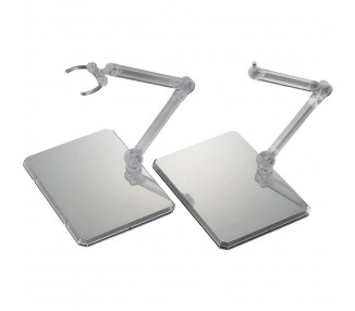 Base Exhibicion Action Base 7 Transparente con Pegatinas Espejo