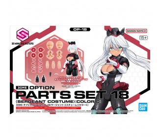 Set Partes Opcionales 30MS 18 Sergeant Costume Color C
