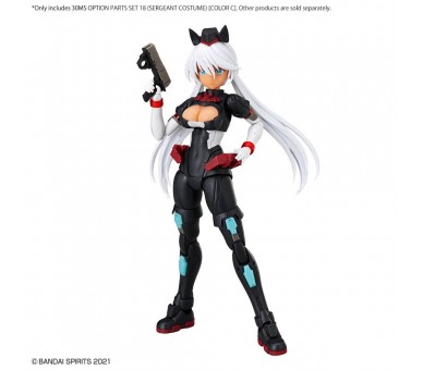 Set Partes Opcionales 30MS 18 Sergeant Costume Color C