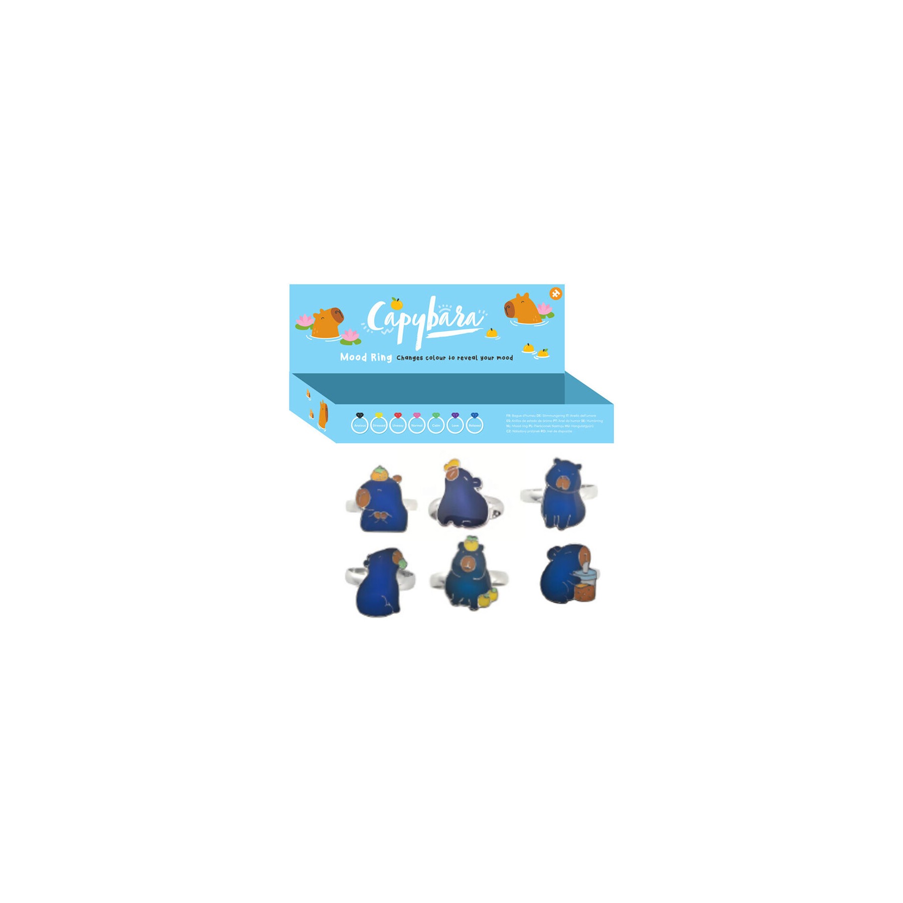 Anillo Capibara surtido
