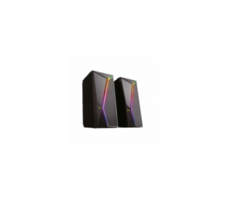 Altavoces Droxio Siren Rgb/ 2.0/ Negros