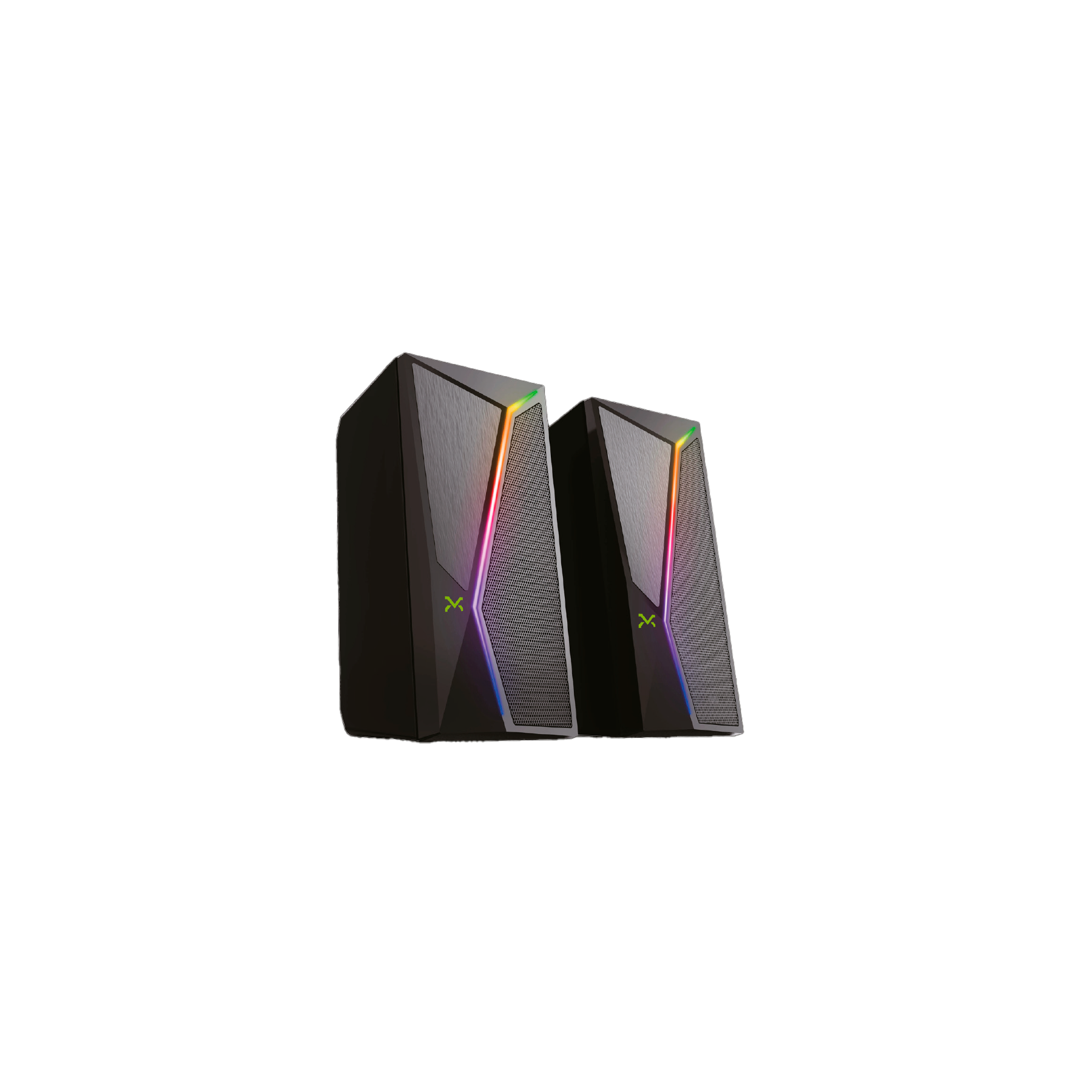 Altavoces Droxio Siren Rgb/ 2.0/ Negros