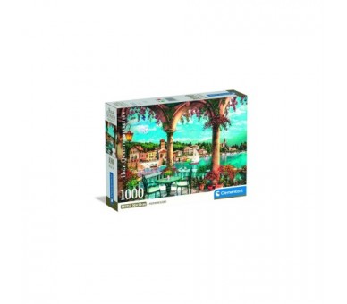 Puzzle Balcony View Of Lake Como High Quality 1000Pzs