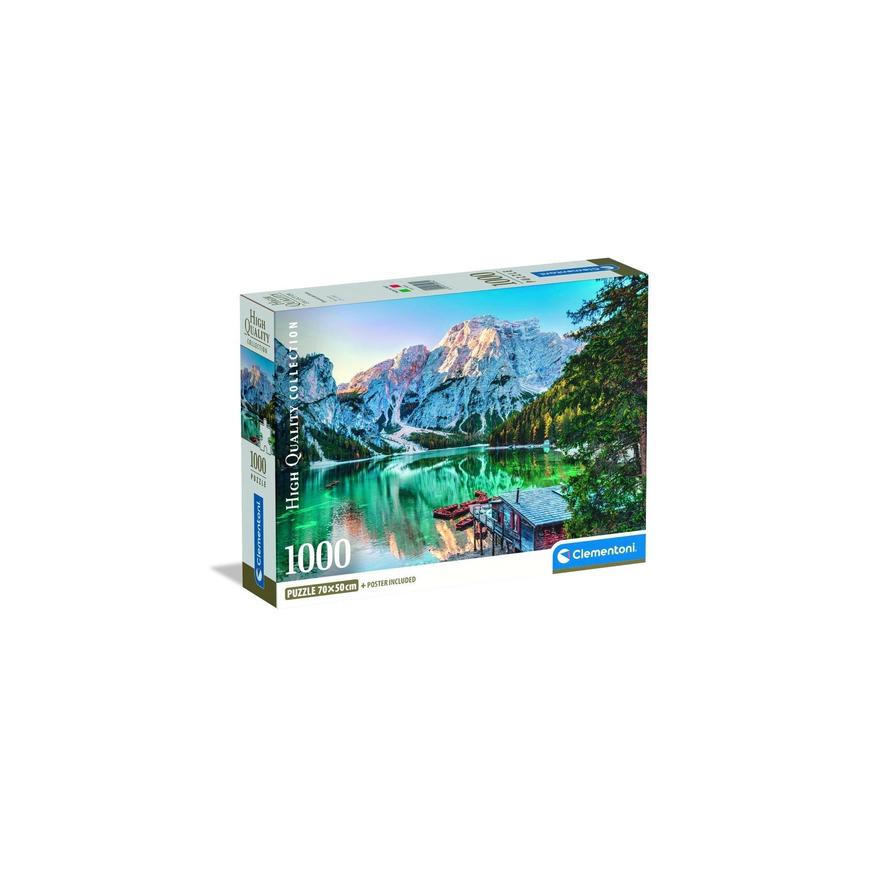 Puzzle Emerald Lake Braies High Quality 1000Pzs