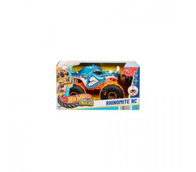 Coche Radio Control Rhinomite Monster Trucks Hot Wheels