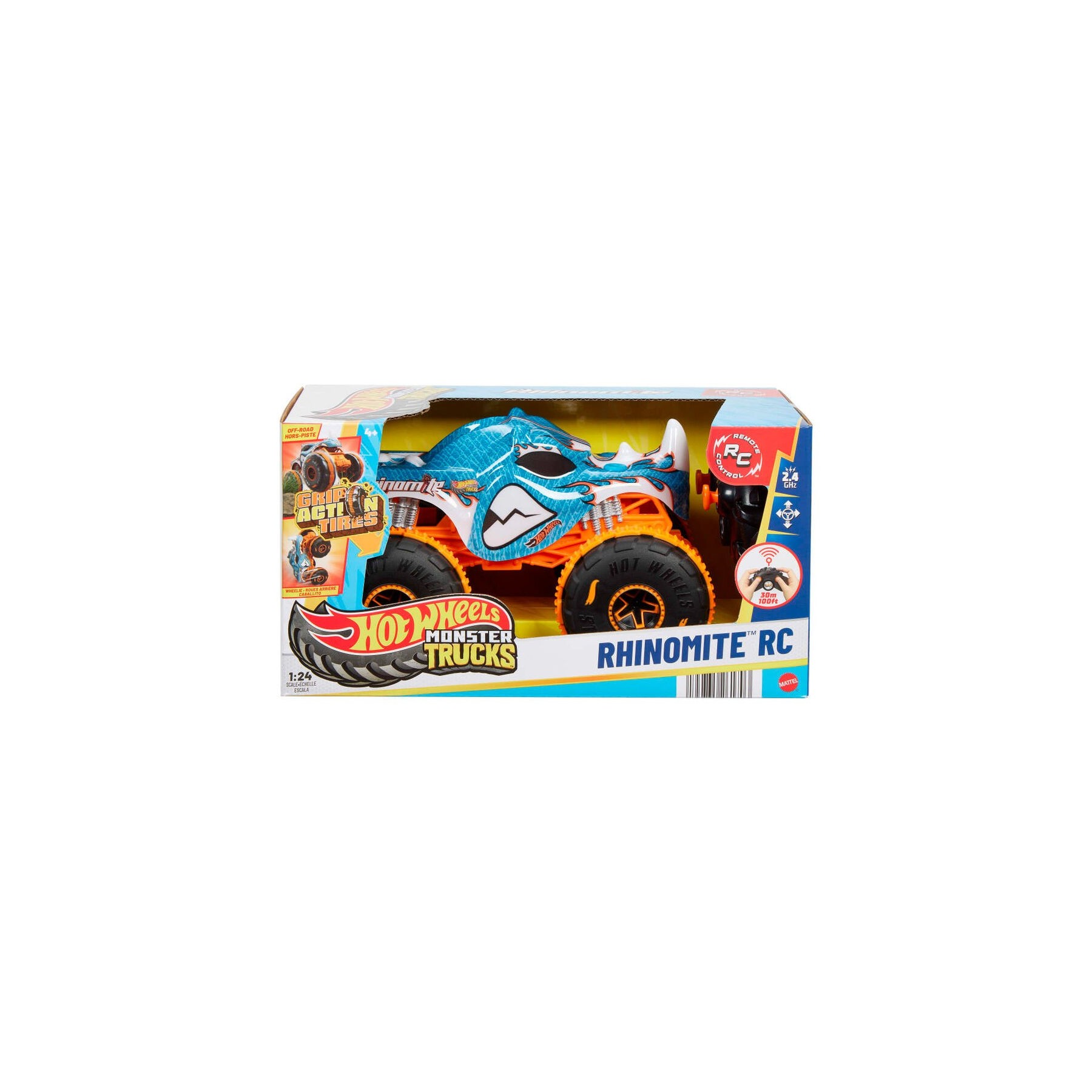Coche Radio Control Rhinomite Monster Trucks Hot Wheels