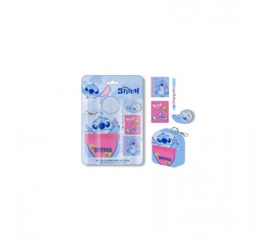 Set Papaleria Mini Mochila Stitch Disney