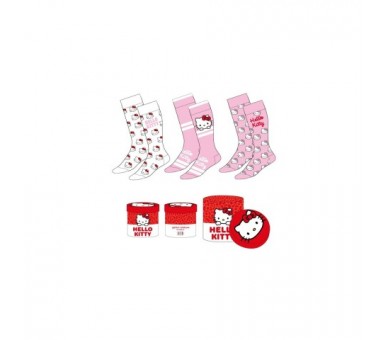 Set 3 Calcetines Hello Kitty Adulto