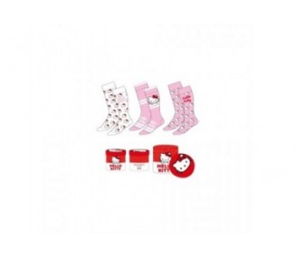 Set 3 Calcetines Hello Kitty Adulto