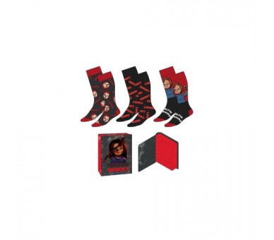 Set 3 Calcetines Chucky Adulto