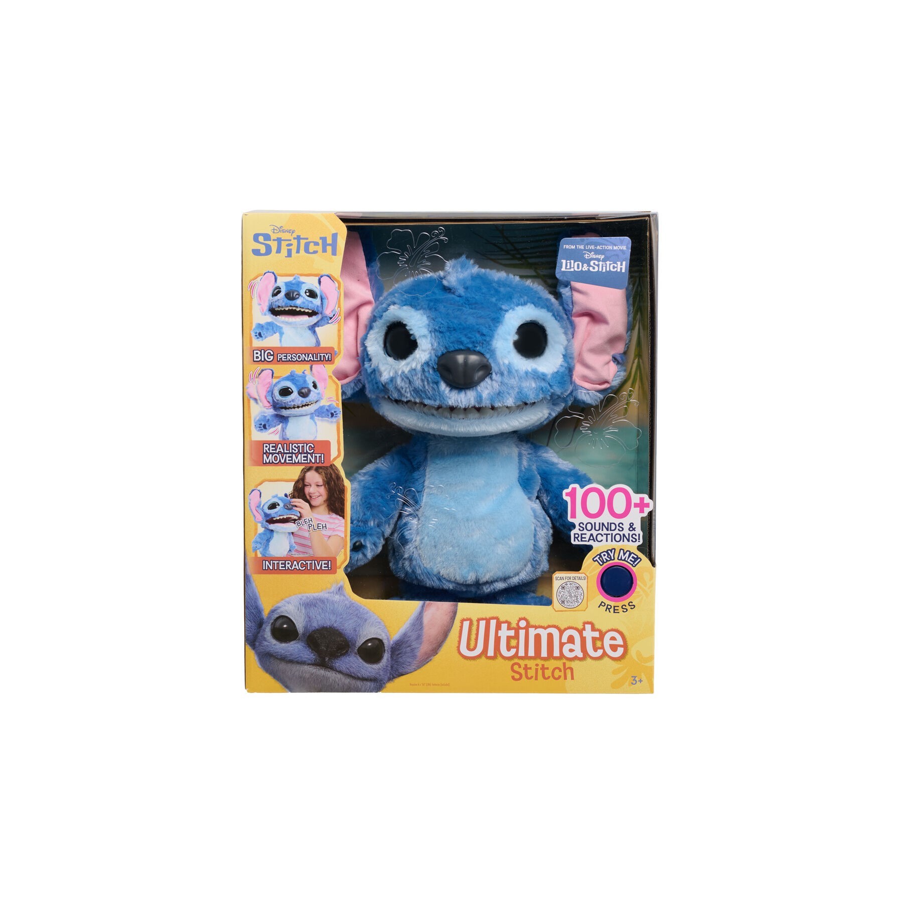 Peluche Interactivo Stitch Disney