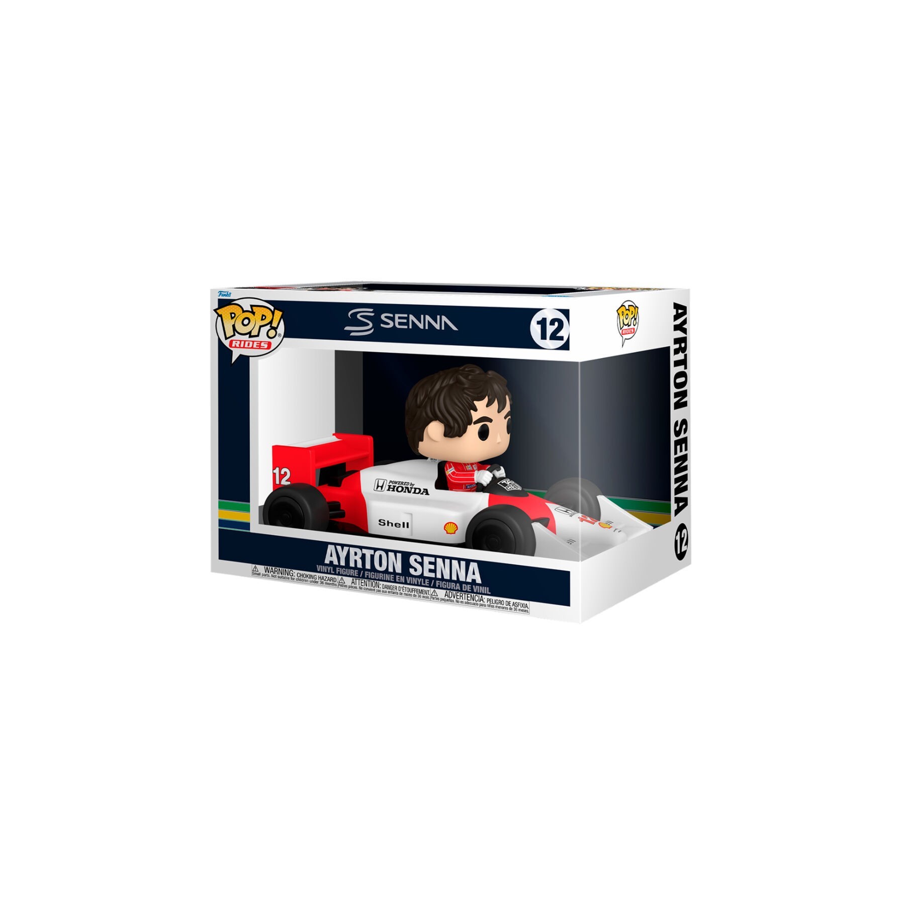 Figura Pop Rides Super Deluxe Formula 1 Mclaren Ayrton Senna