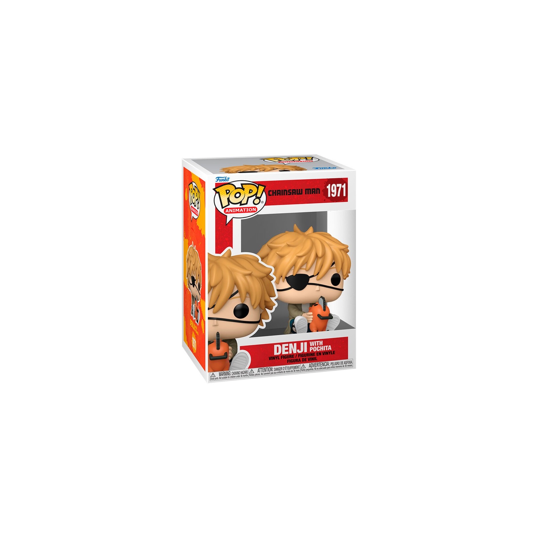 Figura Pop Chainsaw Man Denji With Pochita