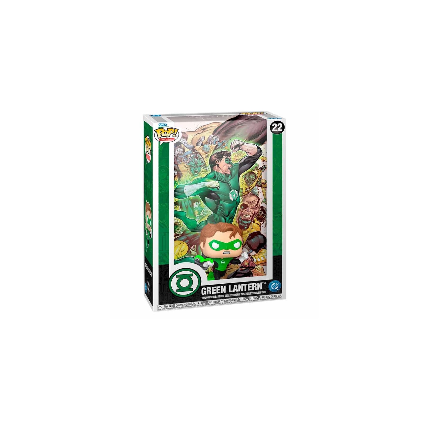 Figura Pop Comic Covers Dc Comics Linterna Verde