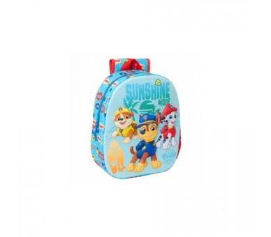 Mochila 3D Patrulla Canina Paw Patrol 33Cm