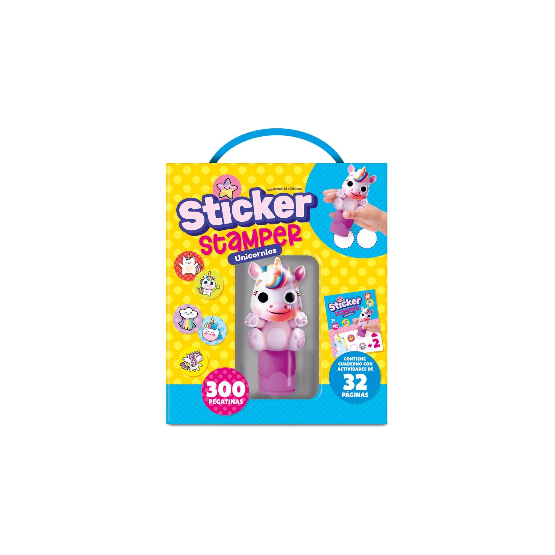 Kit Sticker Stamper Unicornios