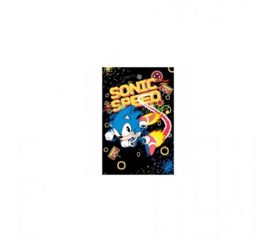 Poster Speed Sega Sonic The Hedgehog