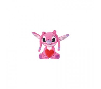 Peluche Corazon Angel Stitch Disney 25Cm