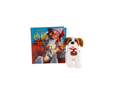 Set Cuento + Peluche Perro San Bernando Elf Pets Espaã±Ol