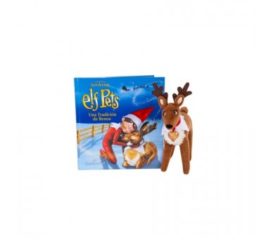 Set Cuento + Peluche Reno Elf Pets Espaã±Ol