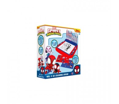 Estacion Dibujo Roll & Go Spidey Marvel