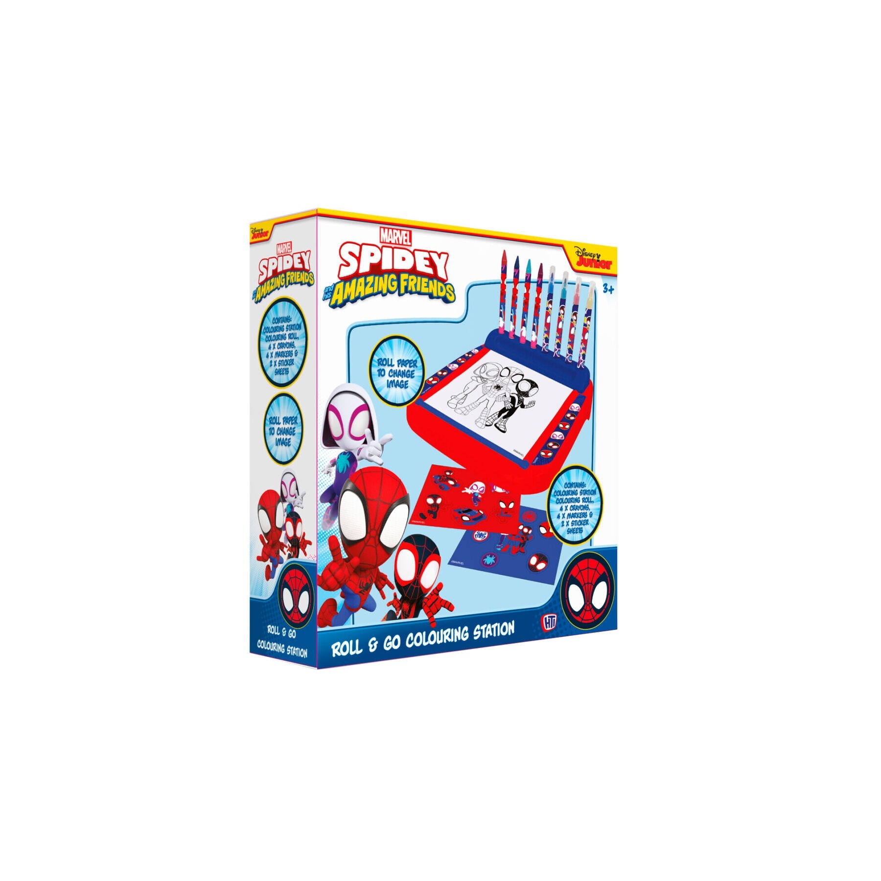 Estacion Dibujo Roll & Go Spidey Marvel